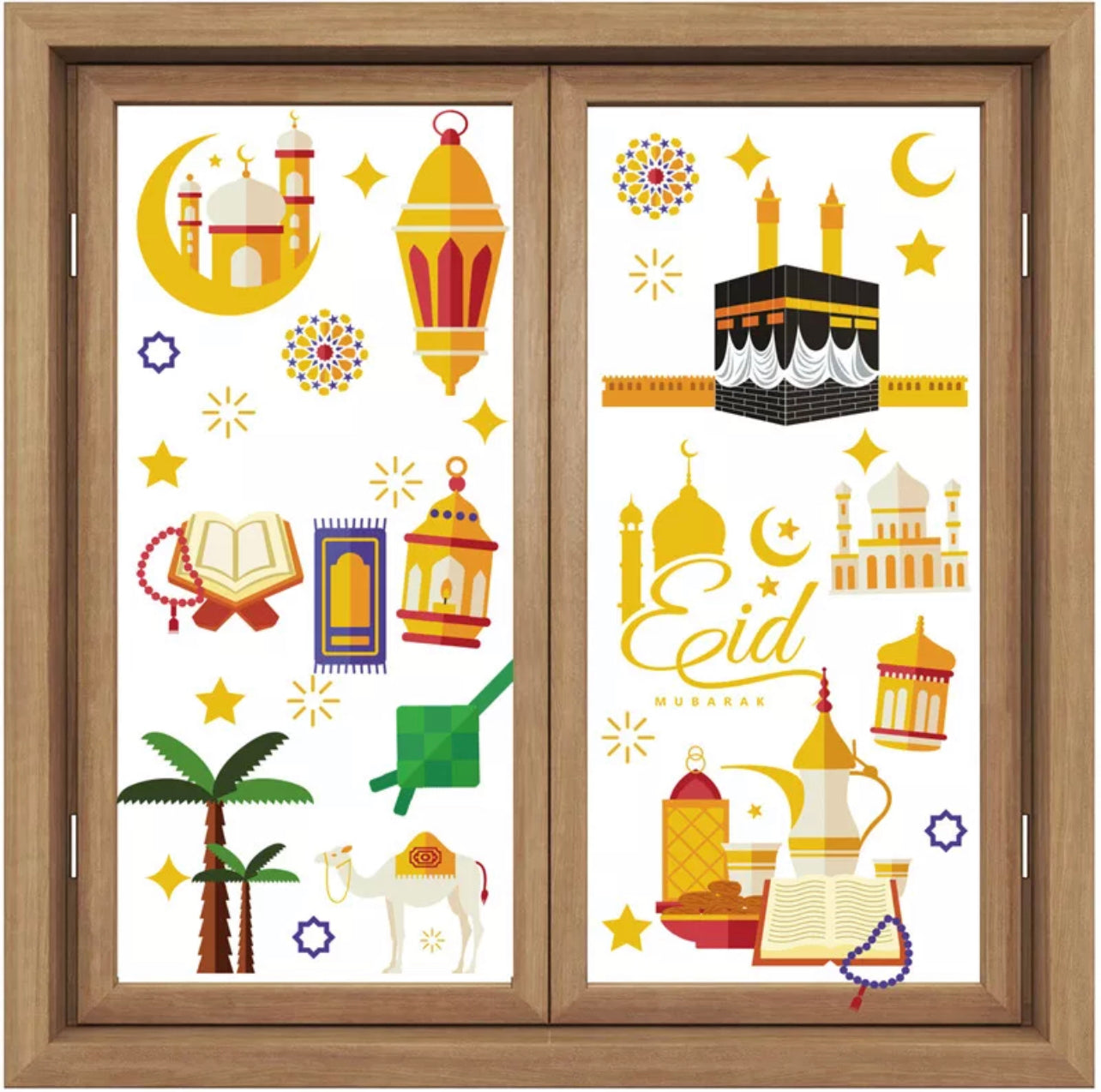 2448 Stück Ramadan Mubarak Glas Aufkleber Ramadan Kareem Sticker Vinyl Ramadan 2448 Stück Ramadan Mubarak Glas Aufkleber Ramadan Kareem Sticker Vinyl Ramadan