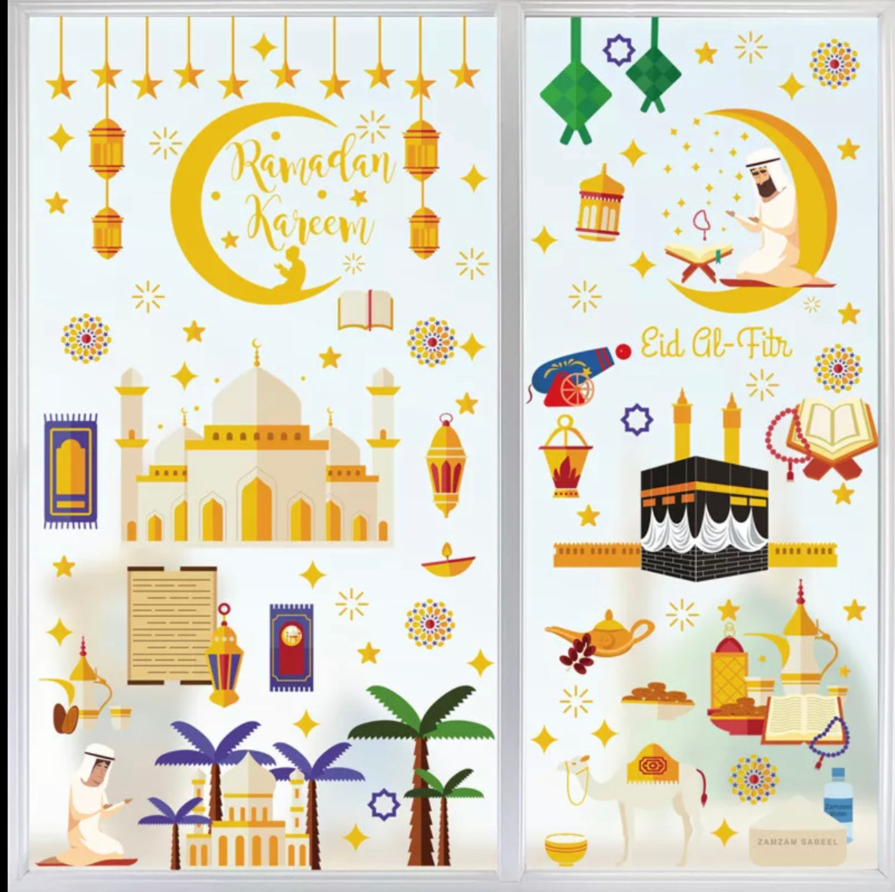 Ramadan & EID Window Stickers