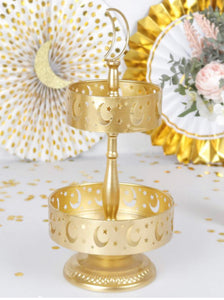 2 Tier Gold Tray