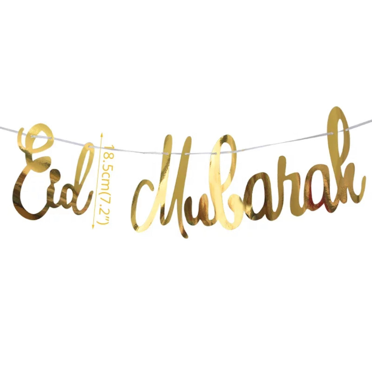 Eid Mubarak Foil Banner